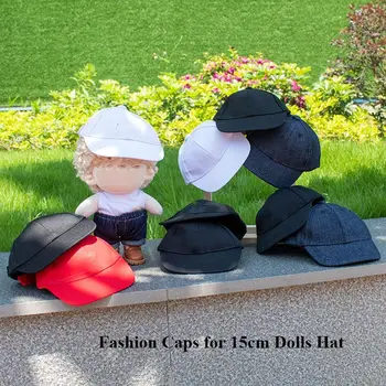 Accesorii Drăguț Bomboane de Culoare pentru 15cm Păpuși 20cm Papusa Hat Baseball Cap de Animal Casual Moda Pălărie de Capace