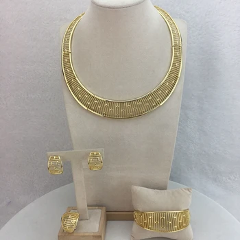 Yuminglai FHK11603 dubai seturi de bijuterii floare goldplate bijuterii moda bijuterii placat cu aur seturi pentru femei