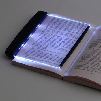 LED Lumină de Carte de Lectură Lumina de Noapte Placă Plană Portabil Student Ochi Proteja de Călătorie Lumina de Noapte cu Led-uri de Interior Dormitor Lampa de Birou