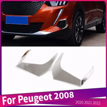 2020 2021 2022 Pentru Peugeot 2008 Masina A Lămpii De Ceață Față Lampă Capac Rama Decor Exterior