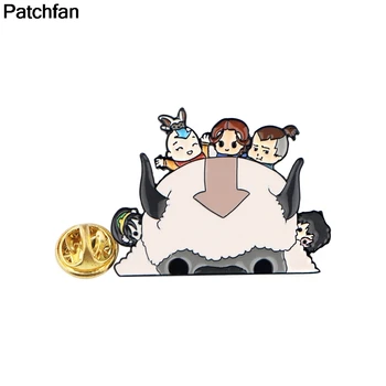 A4027 Patchfan Poveste de Magie Email Ace broșe Bijuterii Desene animate Copii Tricou Haina DIY decorare Haine Accesorii Insigna Cadou