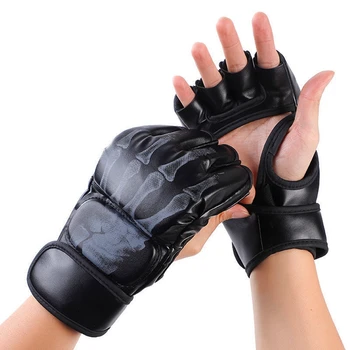 Jumătate Degetele MMA Fighting Mănuși Confortabile, Ușor de Utilizat, Durabil, Robust Lejeritate de Box, Mănuși pentru Bărbați