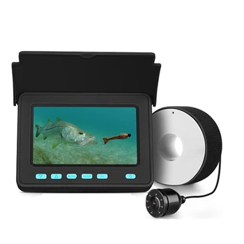 4.3 Inch Subacvatice Video cu vedere de Noapte de Pescuit Camera Eyoyo 1000TVL 20M Cablu 8 LED-uri de Lumină Vizuale Pește Finder Plug SUA