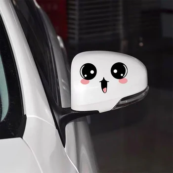 Oglinda de la masina autocolante inversarea oglindă autocolante drăguț amuzant autocolante auto acoperi zgârieturile masina autocolante decorare accesorii auto