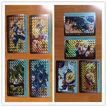 BANDAI Dragon Ball Imita PP20 Limitat de Celule Stil de 4 Super Saiyan Brusture Vs Frieza Flash Card Greu Card de Colectie Rara de Card