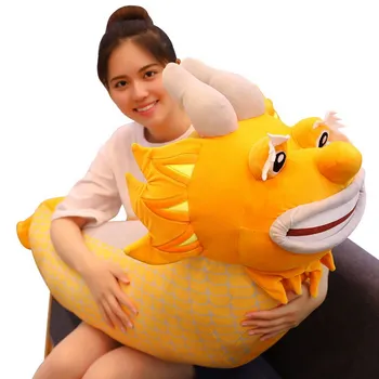 Simulare Dragon de Pluș Jucărie Mare de Pluș Dragon Chinezesc Papusa Zodia Dragon pentru Copii Adult Cadou Ceative Deco 28inch 70cm