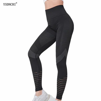 YSDNCHI Mare Quanlity Jambiere de Moda Femei Antrenament de Fitness Push-Up Solid Elastic Pantaloni de Produs Fierbinte de Vânzare Talie Pantaloni Sport