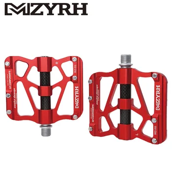 MZYRH Biciclete Anti-alunecare Ultralight CNC din Aliaj de Aluminiu Pedala de Fibra de Carbon Tub de Rulment X6 Mers MTB Mountain Bike Accesorii