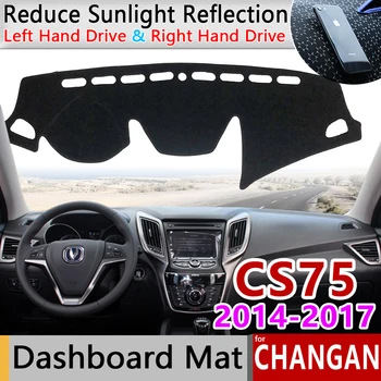 pentru Changan CS75 2014 2015 2016 2017 Anti-Alunecare Mat tabloul de Bord Pad Parasolar Dashmat Proteja Anti-UV Dash Covor Accesorii Auto