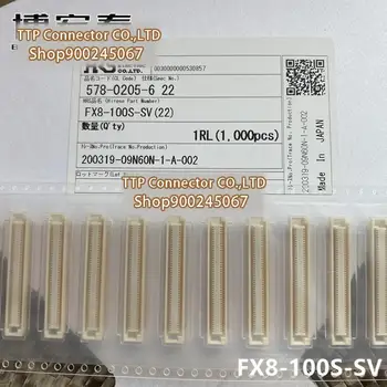 5pcs/lot Conector FX8-100S-SV (22) 100pin 0,6 mm Picior lățime de Bord de la Conectorul de pe placa 100% Nou și Origianl