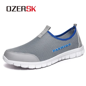 OZERSK Brand Pantofi Barbati Adidasi de Vara Formatori Pantofi Zapatillas Deportivas Hombre Respirabil Pantofi Casual Femei Plus Dimensiune 34~46