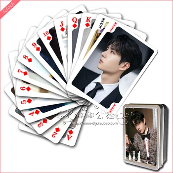 Anime 54pcs Poker Carti de Joc Neimblanzita Wang yibo Cosplay Prop