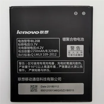 100% Original de Rezervă 2250mAh BL208 Bateriei pentru Lenovo S920