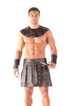 Oamenii de Halloween Cosplay, Costume Fantezie Rochie de Petrecere Tinuta Roman Gladiator Războinic Spartan costum