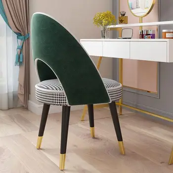 Scandinave din lemn masiv, mese, scaune Simple, moderne, de la biroul de vânzări de negociere masă și scaune Lumina dormitor de lux vanity scaun