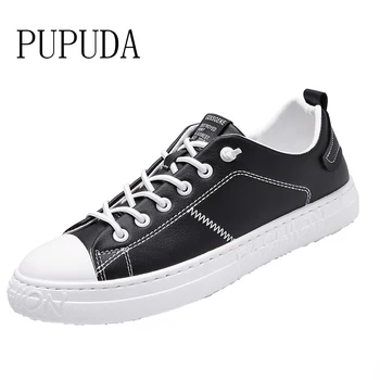 PUPUDA Trend Pantofi Barbati Vulcanizat Adidași 2021 Moda Pantofi de Panza Adidași Bărbați Confortabil de Mers pe jos Nouă de Pantofi de Funcționare 2021