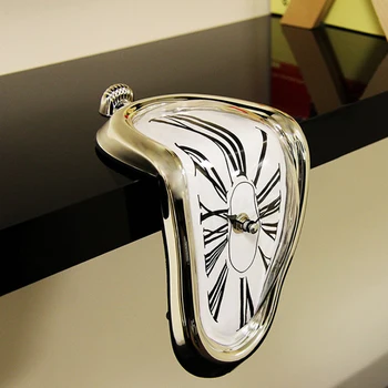 Creative Ceas Răsucite Roman Digital Retro Neregulate de 90 de grade îndoire Ceas de Perete pentru Casa studiu ceasuri Decorative de artizanat Cadou