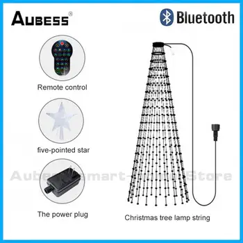 DIY Inteligent Pom de Crăciun Lumini Bluetooth APP iDeal de Control Șir de Lumini pentru Fereastra de la Dormitor de Craciun Petrecere de Nunta de Decorare