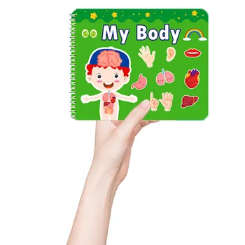 Liniște-Carte Pentru Copii Mici Montessori Competențe De Bază Jucăriile De Activități De Învățare Preșcolară Călătorie Jucărie De Învățământ Liniște-Carte Pentru