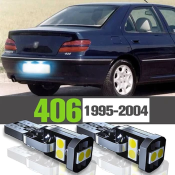 2x LED-uri de Lumină de inmatriculare Accesorii Lampa Pentru Peugeot 406 1995-2004 1996 1997 1998 1999 2000 2001 2002 2003