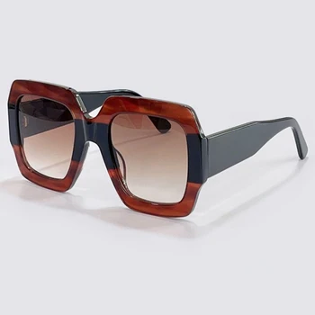 Supradimensionate de Moda Pătrat Sunglasse Femei Vintage Cadru Mare Brand Soare Galsses de sex Masculin UV400 gafas de sol mujer