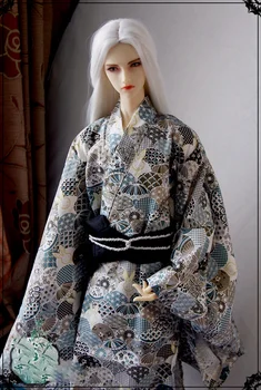 1/4 1/3 Scară BJD Accesorii de Îmbrăcăminte Vechi Costum Japoneze Yukata Kimono Pentru BJD/SD SD13 Fata ID75 Puternic Unchiul Papusa C1407