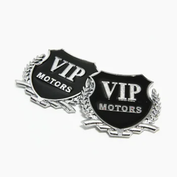 2 buc de Styling Auto 3D Logo-ul VIP MOTOARE Autocolant Decal pentru Volkswagen VW Jetta MK5 MK6 Polo, Scirocco Lavida Eos Bora