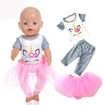 Costum nou+ Rochie se Potrivesc 17 inch 43cm Haine Papusa Născut Baby Doll Accesorii Rochie Pentru Copil Ziua de nastere Festivalul Cadou