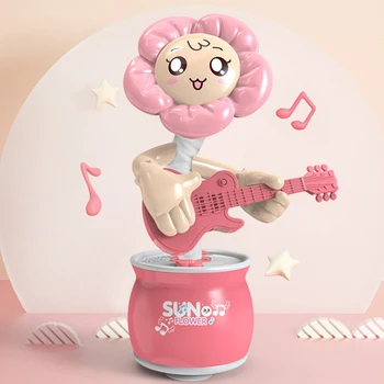Noul Copil Amuzant Magic Dans De Floarea-Soarelui Cântând Electronice De Educație Timpurie Jucărie De Înregistrare Imita Discursul Dans De Floarea-Soarelui Jucarii