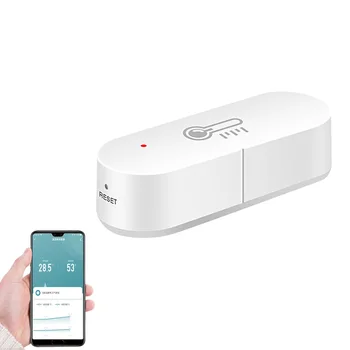 Tuya Inteligent de Temperatură Senzor de Umiditate WiFi APP Monitor la Distanță Pentru Casa Inteligentă Aprovizionare SmartLife Lucra Cu Alexa Google Asistent