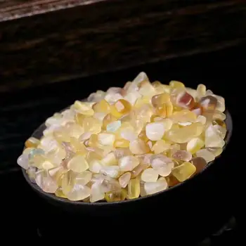 Naturale Galben yingshi cristal cristal mineral macadam frumos produs de tratament