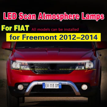 Pentru FIAT Freemont 2012-2014 LED DRL 12v Diurne Lumina Zilei de Scanare de Pornire lampa Semnal rezistent la apa auto-Styling lumini