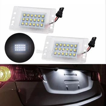 2 x LED-uri LED-uri Auto de Înmatriculare Lumini Lămpi Albe CANBUS OBC Eroare Gratuit pentru Volvo 855 1993 -1997 V70 V70 XC 1997 - 2000