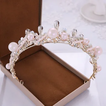 Coroana Coroana de Cristal Tiara pentru Mireasa Handmade Coroana Rochie de Mireasa, Accesorii de Mireasa, Bijuterii Accesorii de Par