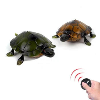 1BUC Simulare de Control de la distanță de broască Țestoasă Copii Jucarie broasca Testoasa Model Uman Inteligent de Control de la distanță Jucărie Animal