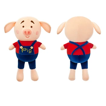 48-65cm Drăguț de Porc Umplute Jucărie de Pluș Papusa Perna Păpușă Mare pentru Copii pentru Adulti