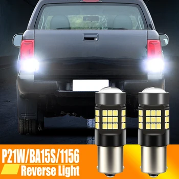 2 buc LED-uri lămpii de Marșarier Lampa P21W BA15S Canbus Pentru VW Caddy mk2 mk3 mk4 2 3 4 Beetle Amarok Crafter Fox EOS Jetta Sharan Santana