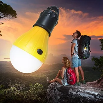 3 Culori Portabil Agățat Cortul Lampa de Urgenta cu LED Bec Lumina de Felinar Camping pentru Activități de Alpinism Backpacking în aer liber