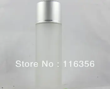 100ML sticlă mată lotiune de sticla cu matt capac de argint