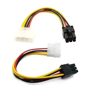 Noul Cablu Adaptor 4 Pini Molex la 6 Pin PCI-Express PCIE placa Video Convertor de Putere de Înaltă Calitate Cabluri de Adaptor
