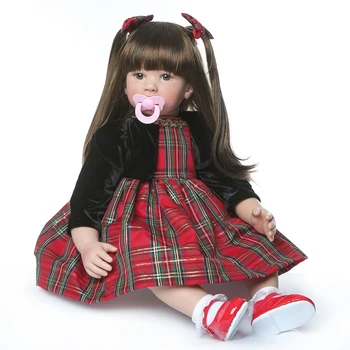55cm Silicon Renăscut Baby Dolls Realist Realiste Fata Adevarata Papusa Reborn Ziua de Crăciun papusa Cadou