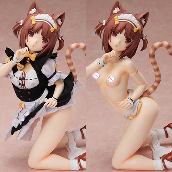 1/4 Scară Anime Figura Maternă OBLIGATORIU NEKOPARA Azuki Menajera Cat Fata de VER. Figurine Model Decor Figurine