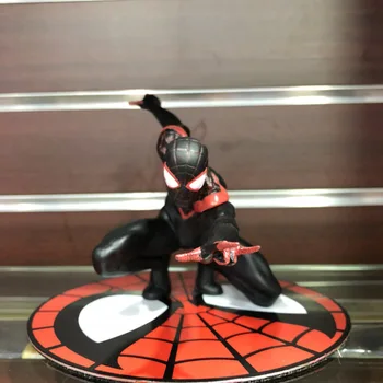 MARVEL Spiderman ARTFX + STATUE 1/10 Scară Pre-Vopsit Negru Spider Man Figura de Colectie Model de Jucărie 11cm