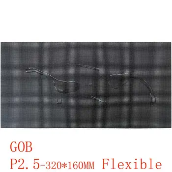 P2.5 GOB Ecran Flexibil Interior Module de Afișare cu LED Full Color de Publicitate Panou Margele sunt Umed-Dovada și rezistent la apa