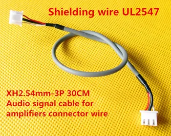 Gratuit Nava 20BUC Ecranare wire UL2547 două capete XH2.54-3P 30CM Anti-interferențe de semnal Audio prin cablu amplificator conector de sârmă