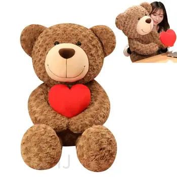 Inima Rosie Maro Teddy Bear Romantic Animal De Pluș Jucărie De Pluș Iubitor Express Valentines' Day Nunta Pluș Peluche Om Copil Cadou
