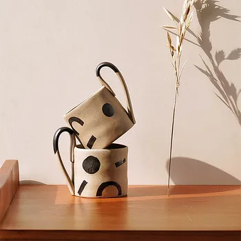 Cana ceramica Japoneză Cana de Cafea pentru Ceai, Cani Mari Amuzante Lucruri ciudate Original micul Dejun Bea Lapte Cani Cadouri Unice pentru Fri