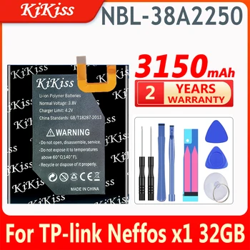 original KiKiss 3150mAh Înlocuire Baterie Reîncărcabilă NBL-38A2250 pentru TP-link Neffos x1 32GB ACCU baterie de Rezervă
