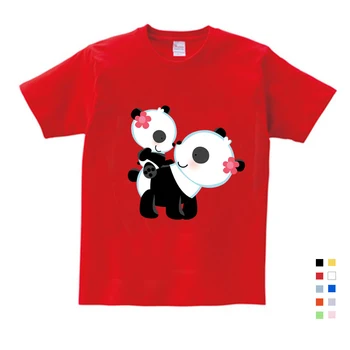 De Vară pentru copii Festival de Animație Panda Gigant Funny T-shirt de Vară, Cadouri pentru Copii de Ziua Fete Costum Copil 3-12 Ani