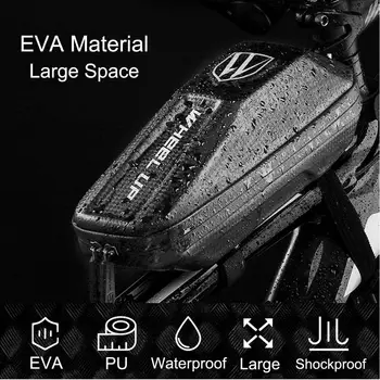Upgrade Hard EVA Sac Impermeabil GPS pentru Biciclete Suport de Telefon Sac de MTB Mountain Bike Suport de Telefon Road Excursie pe Biciclete Fata Tub Sac de Cadru